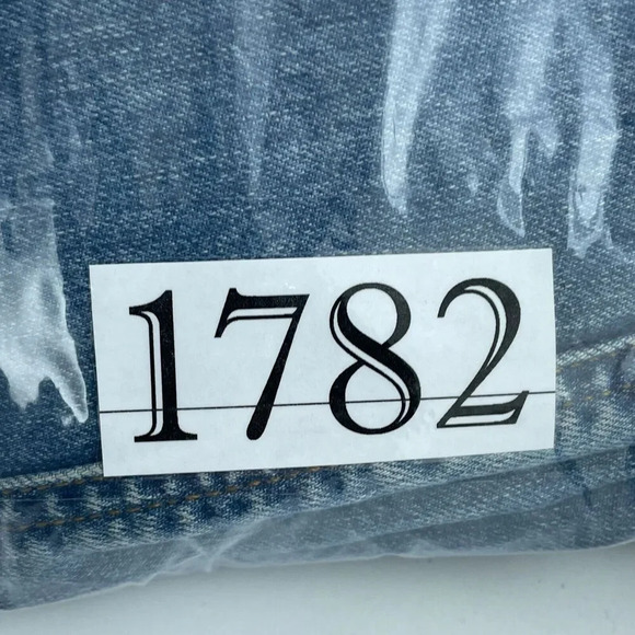 7 For All Mankind High Waist Cropped Straight Jeans Size 27 1782 - Picture 10 of 11